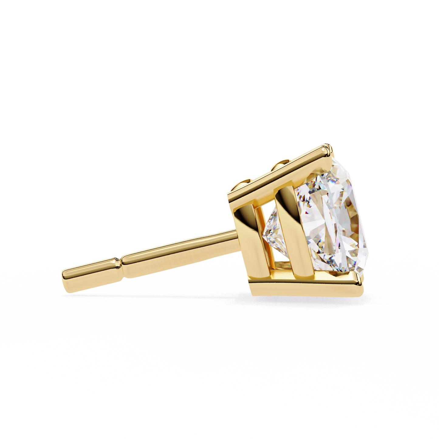Vintage 2.33Ct Cushion Cut White Colorless Diamond Minimalist Classic Cluster Stud Earring Gift For Her - HIGHCARAT DIAMONDS