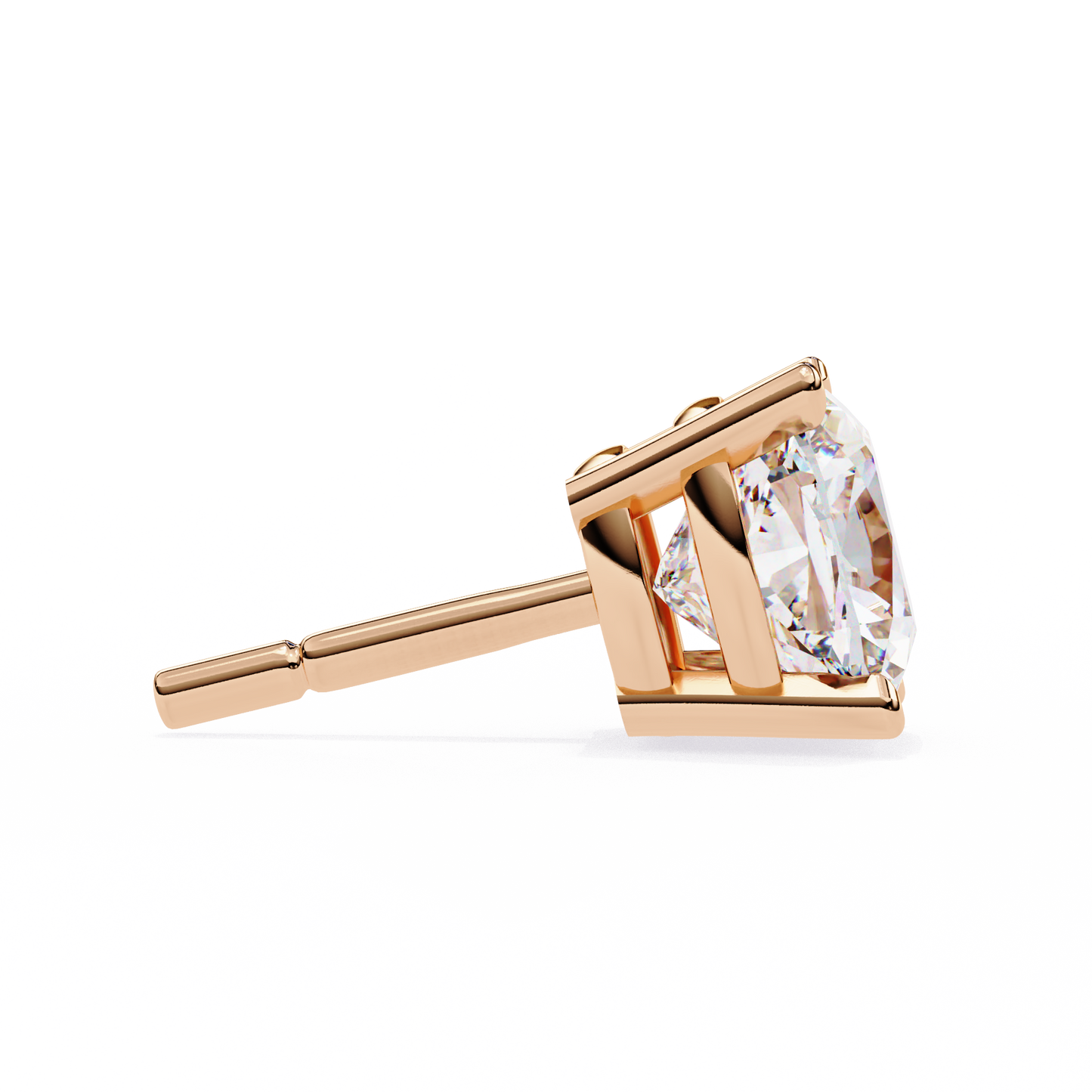 Vintage 2.33Ct Cushion Cut White Colorless Diamond Minimalist Classic Cluster Stud Earring Gift For Her - HIGHCARAT DIAMONDS