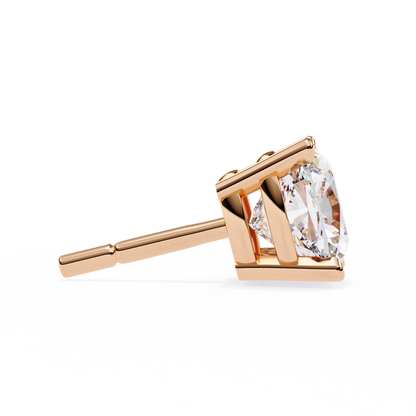 Vintage 2.33Ct Cushion Cut White Colorless Diamond Minimalist Classic Cluster Stud Earring Gift For Her - HIGHCARAT DIAMONDS