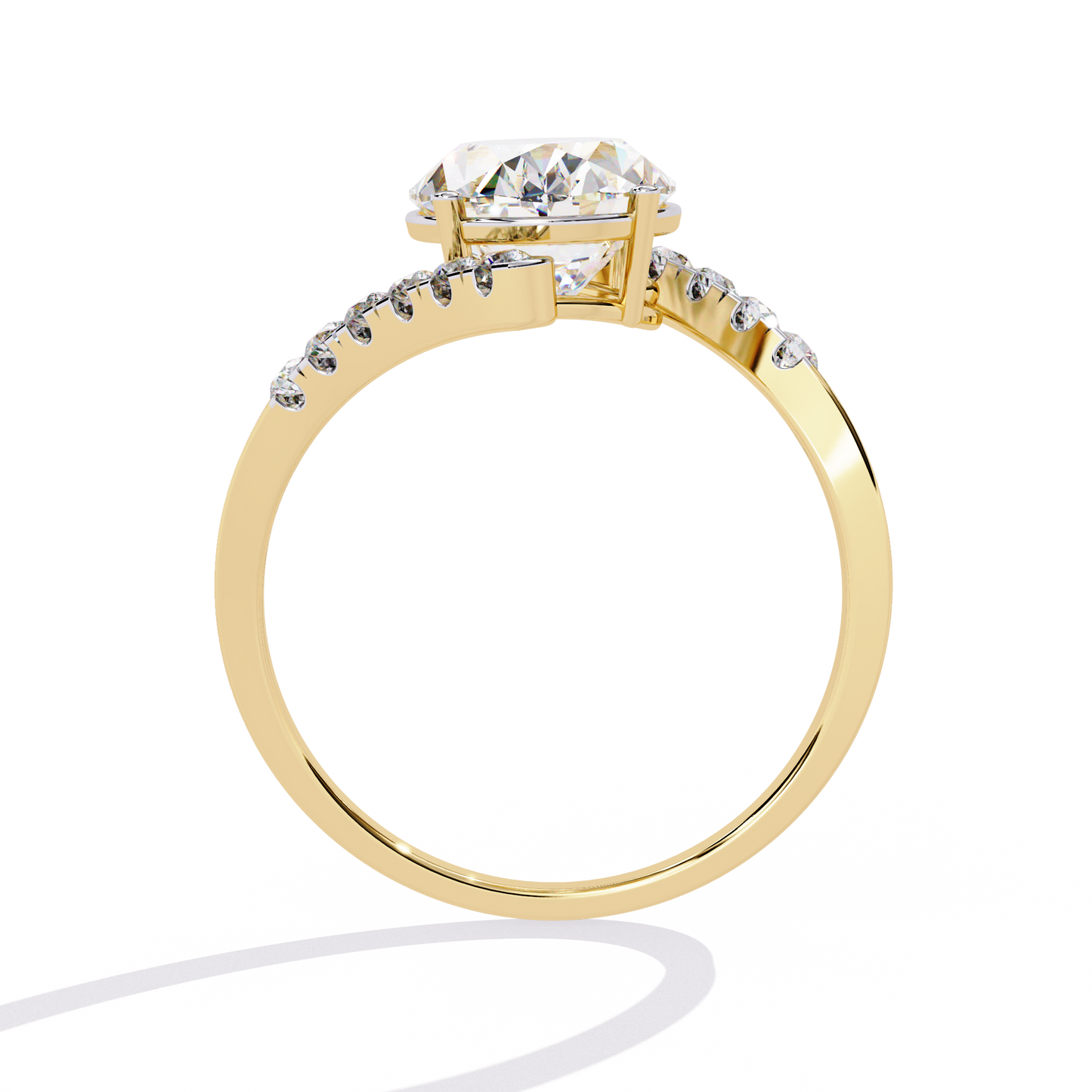 2.41Ct Oval And Round Cut Diamond Antique Timeless Prong Set Dainty Minimalist Promise Ring Gift For Her