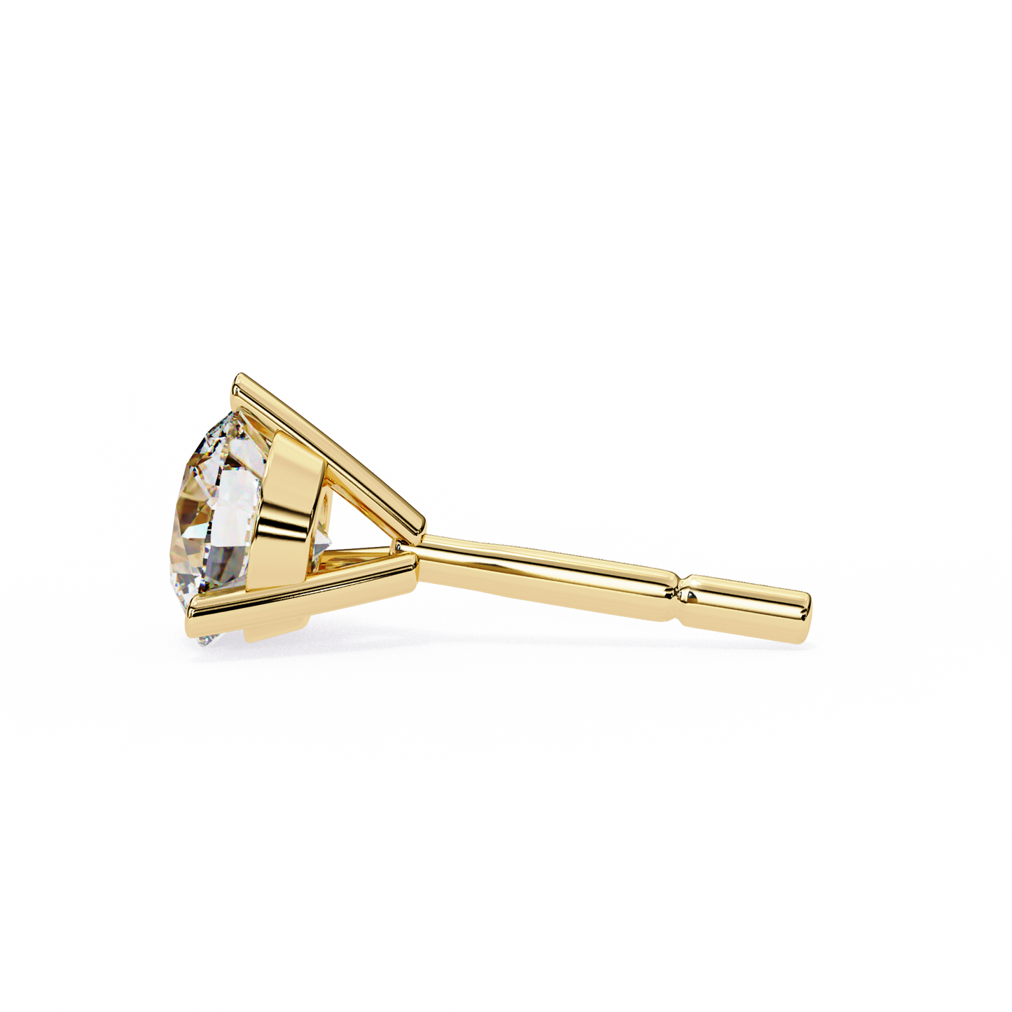 Vintage 2.57CTRound Cut Diamond 3 Prong Set Delicate Elegance Dainty Cluster Stud Earring For Her - HIGHCARAT DIAMONDS