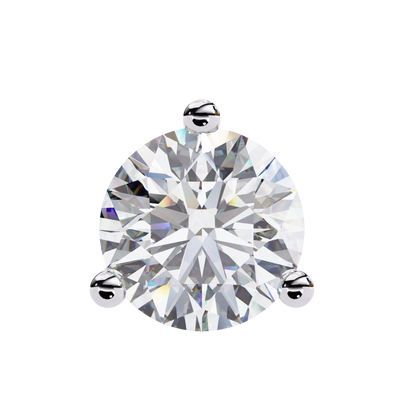 Vintage 2.57CTRound Cut Diamond 3 Prong Set Delicate Elegance Dainty Cluster Stud Earring For Her - HIGHCARAT DIAMONDS