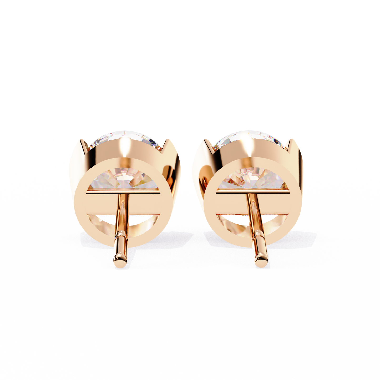2.57Ct Round Cut Lab Grown Diamond Antique Elegant Minimalist Vintage Stud Earring Special Day Gift For Her - HIGHCARAT DIAMONDS