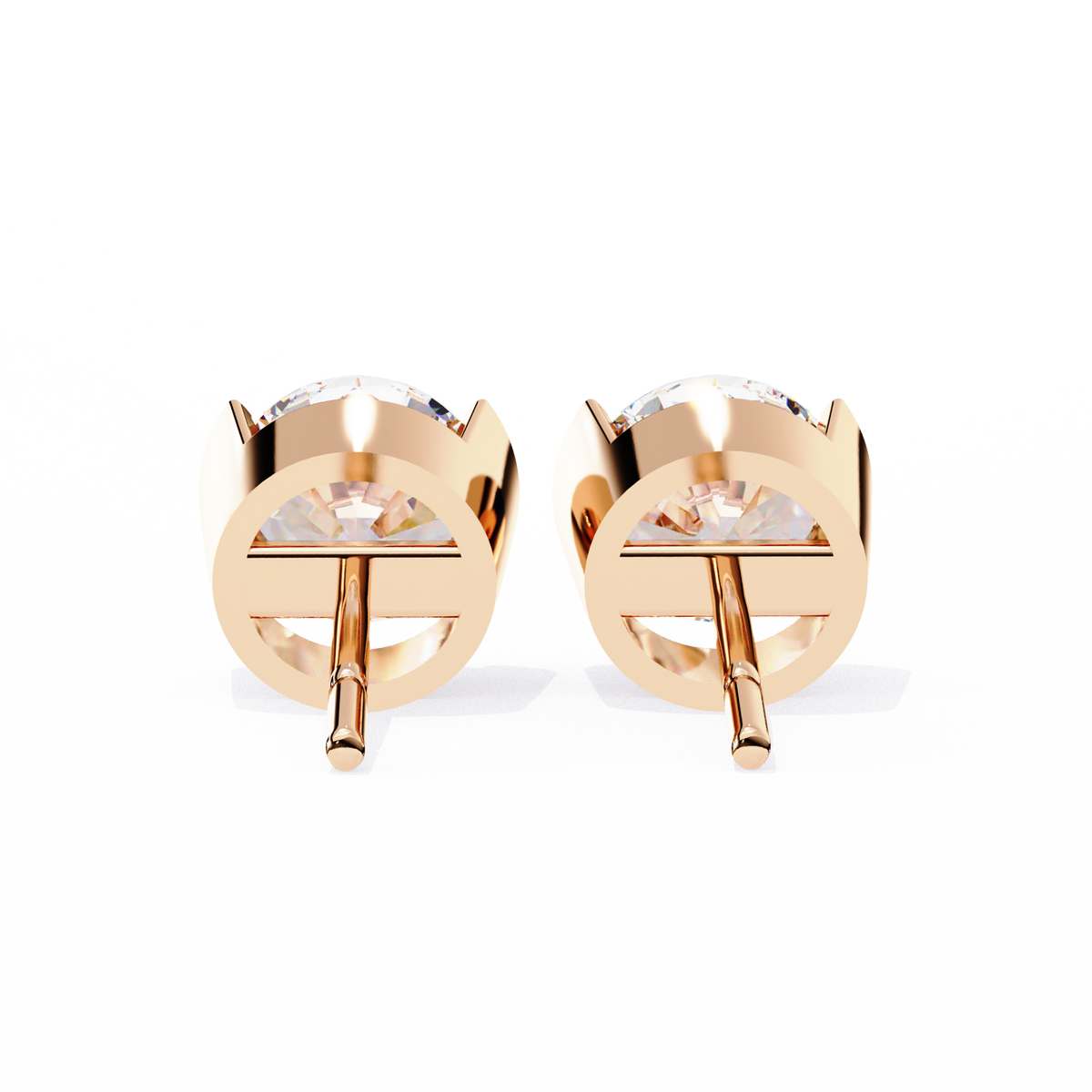 2.57Ct Round Cut Lab Grown Diamond Antique Elegant Minimalist Vintage Stud Earring Special Day Gift For Her - HIGHCARAT DIAMONDS
