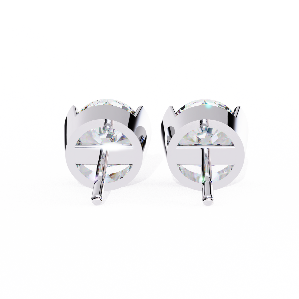 2.57Ct Round Cut Lab Grown Diamond Antique Elegant Minimalist Vintage Stud Earring Special Day Gift For Her - HIGHCARAT DIAMONDS