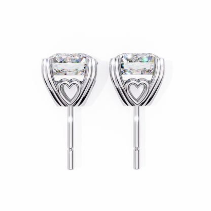 2.57CT Round Cut Top Grade Diamond Certified Cluster Stunning Timeless Stud Earring For Gift - HIGHCARAT DIAMONDS