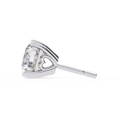 2.57CT Round Cut Top Grade Diamond Certified Cluster Stunning Timeless Stud Earring For Gift - HIGHCARAT DIAMONDS