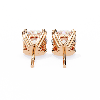 2.57CT Round Cut Top Grade Diamond Certified Cluster Stunning Timeless Stud Earring For Gift - HIGHCARAT DIAMONDS