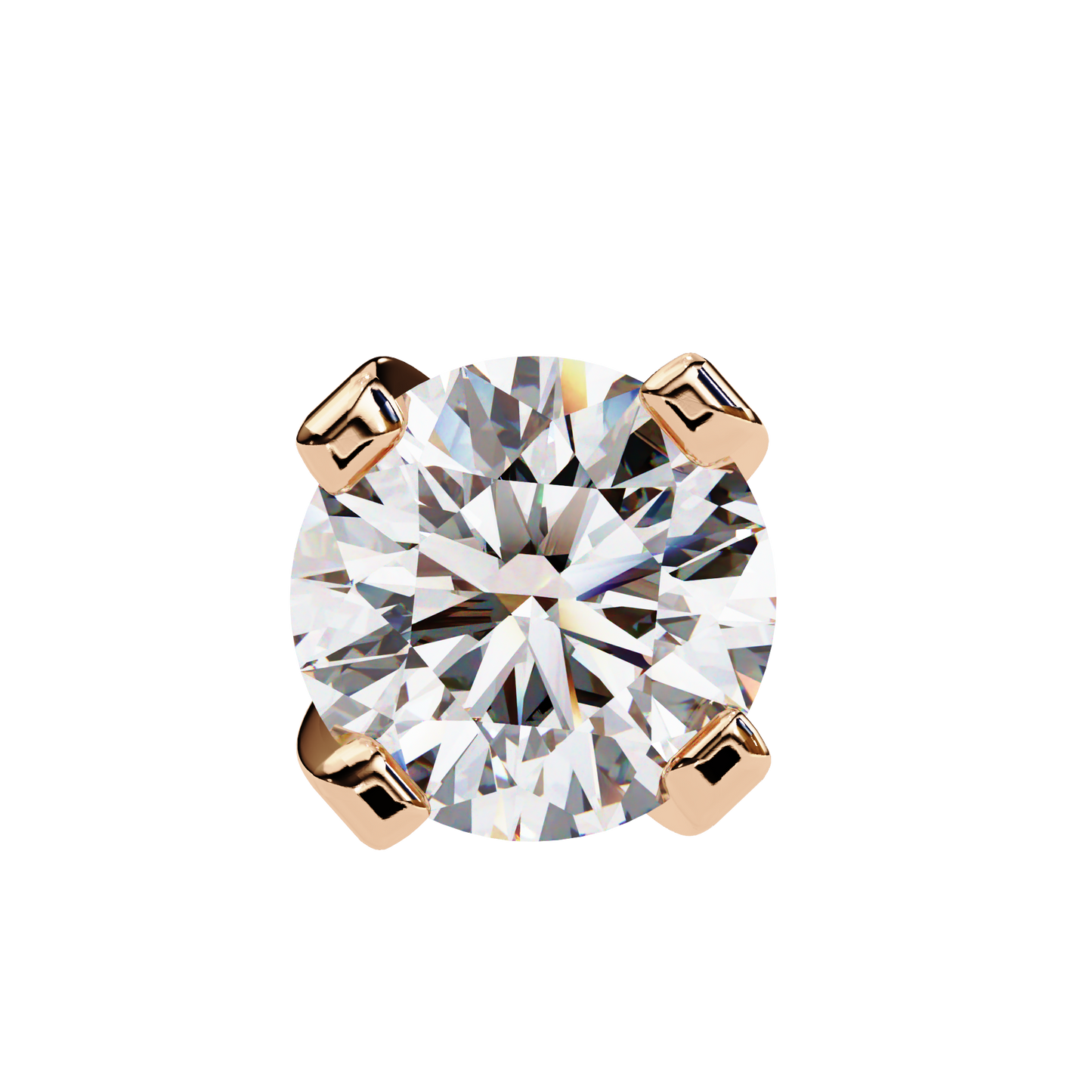 2.57Ct Round Cut  Lab Grown Diamond Antique Art Deco Stunning Handmade Screw Back Part Wear Stud Earring For Gift - HIGHCARAT DIAMONDS