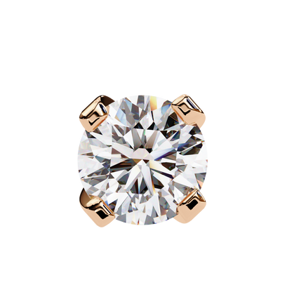 2.57Ct Round Cut  Lab Grown Diamond Antique Art Deco Stunning Handmade Screw Back Part Wear Stud Earring For Gift - HIGHCARAT DIAMONDS