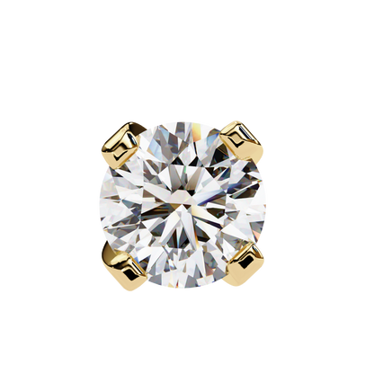 2.57Ct Round Cut  Lab Grown Diamond Antique Art Deco Stunning Handmade Screw Back Part Wear Stud Earring For Gift - HIGHCARAT DIAMONDS