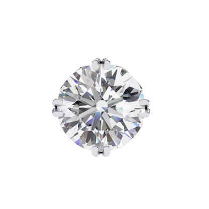 2.57Ct Round Cut Top Grade Diamond Double Prong Set Cluster Delicate Stacking Dainty Stud Earring - HIGHCARAT DIAMONDS