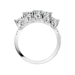 2.74Ct Pear and Round Cut Lab Grown Diamond Antique Vintage Stunning Bridesmaid Ring For Her - HIGHCARAT DIAMONDS
