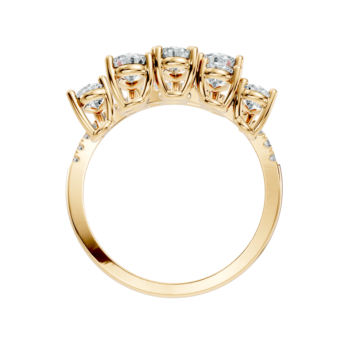 2.74Ct Pear and Round Cut Lab Grown Diamond Antique Vintage Stunning Bridesmaid Ring For Her - HIGHCARAT DIAMONDS