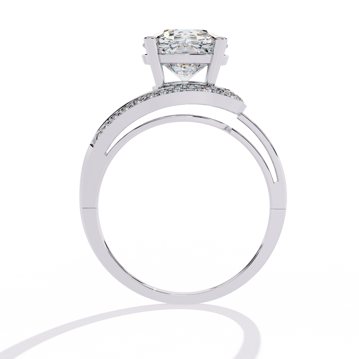 Round Cut 2.96Ct Diamond Cluster Delicate Vintage Sparkling Dainty Engagement Ring Gift For Her - HIGHCARAT DIAMONDS