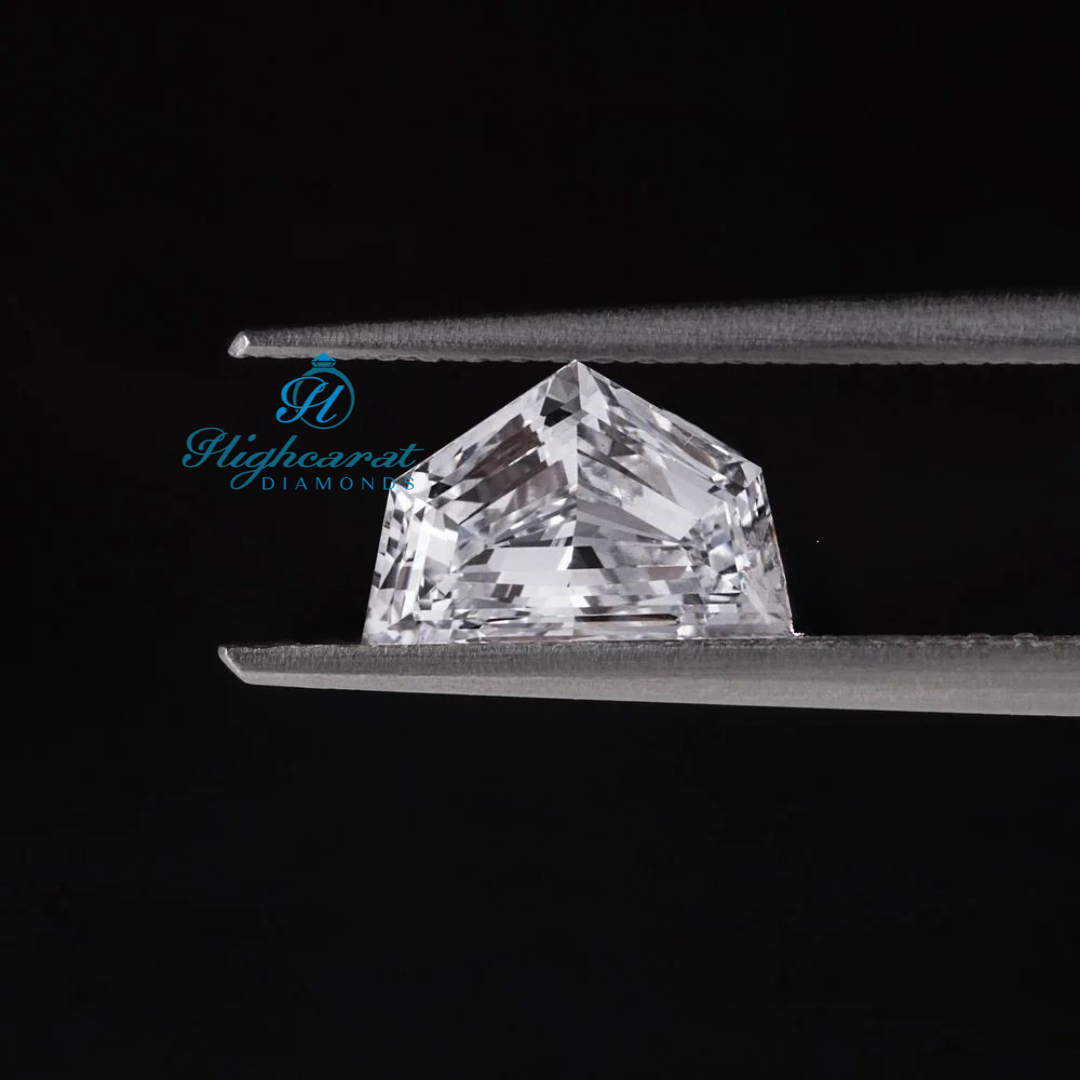 Cadillac Step Cut Elegant Diamond, White Colorless Lab Grown Loose Diamond  Use For Ring, Necklace, Earring