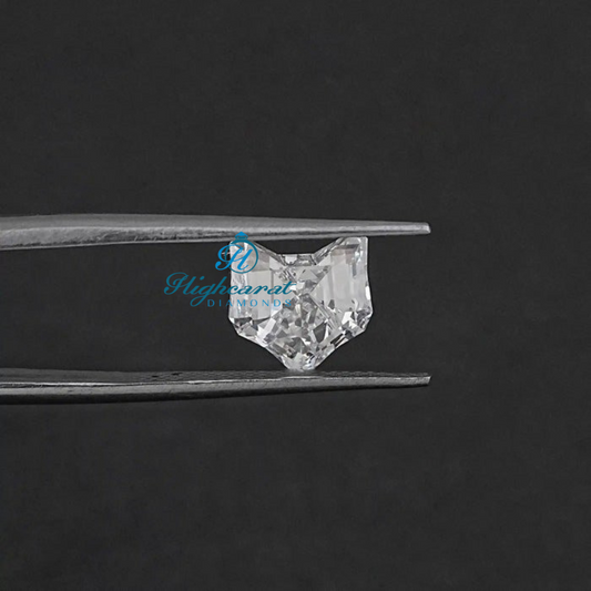 Cat Shape Loose Diamond, Delicate Vintage White Colorless Stunning Lab Grown Diamond Use For All Jewelry