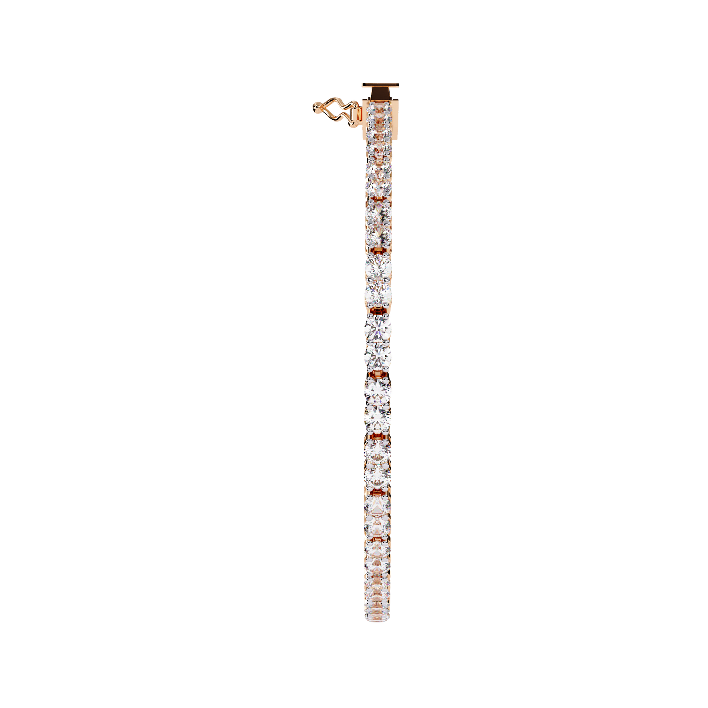 3.98Ct Round Cut Diamond Elegant Channel Set Hand Crafted Bridesmaid Tennis Bracelet Gift for Women's - HIGHCARAT DIAMONDS