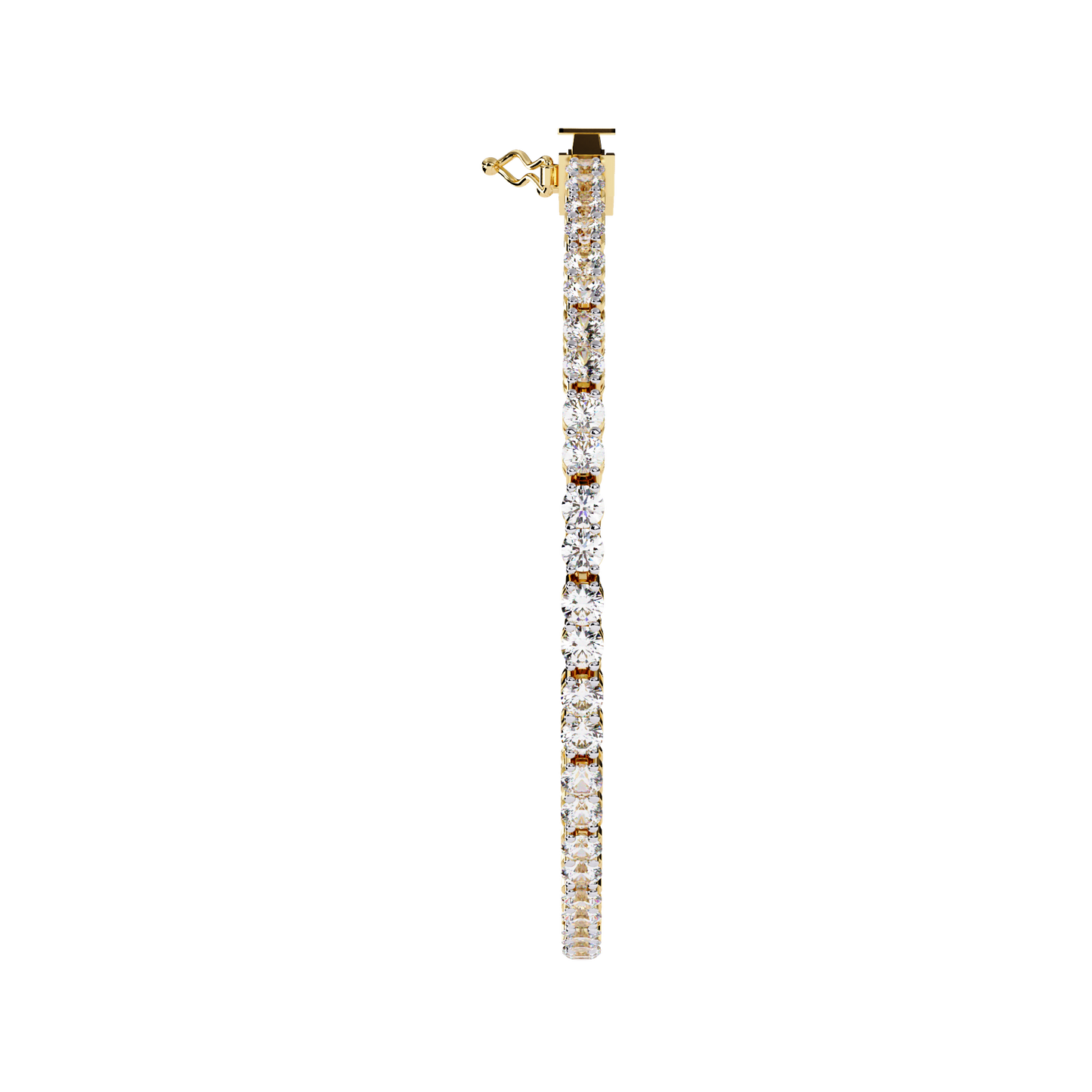 3.98Ct Round Cut Diamond Elegant Channel Set Hand Crafted Bridesmaid Tennis Bracelet Gift for Women's - HIGHCARAT DIAMONDS