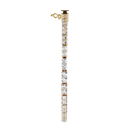 3.98Ct Round Cut Diamond Elegant Channel Set Hand Crafted Bridesmaid Tennis Bracelet Gift for Women's - HIGHCARAT DIAMONDS