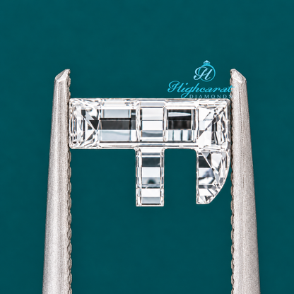 F Shape Step Cut Lab Grown Diamond