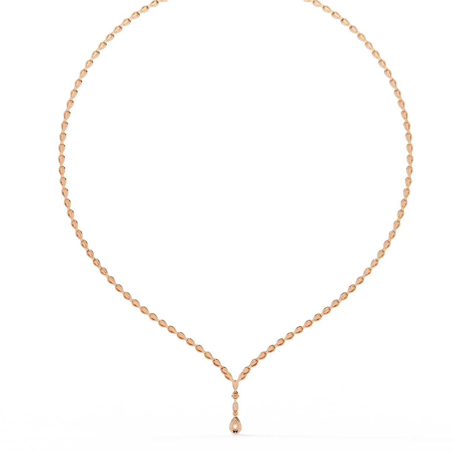 4.52 CT  Round Cut Natural And Lab Grown Top Grade Diamond Delicate Prong Set Bridesmaid Necklace for Gifted By Mother, bride - HIGHCARAT DIAMONDS