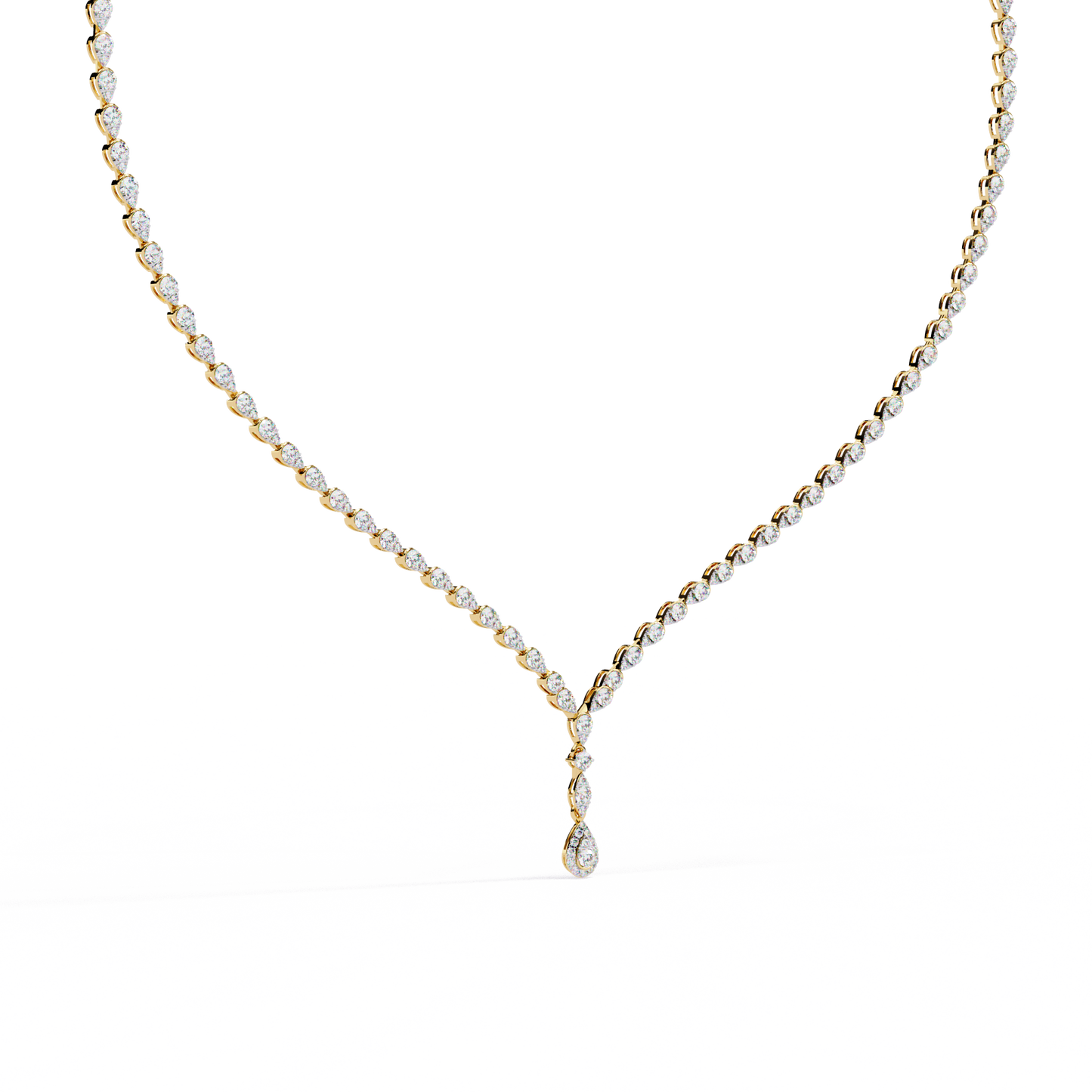 4.52 CT  Round Cut Natural And Lab Grown Top Grade Diamond Delicate Prong Set Bridesmaid Necklace for Gifted By Mother, bride - HIGHCARAT DIAMONDS