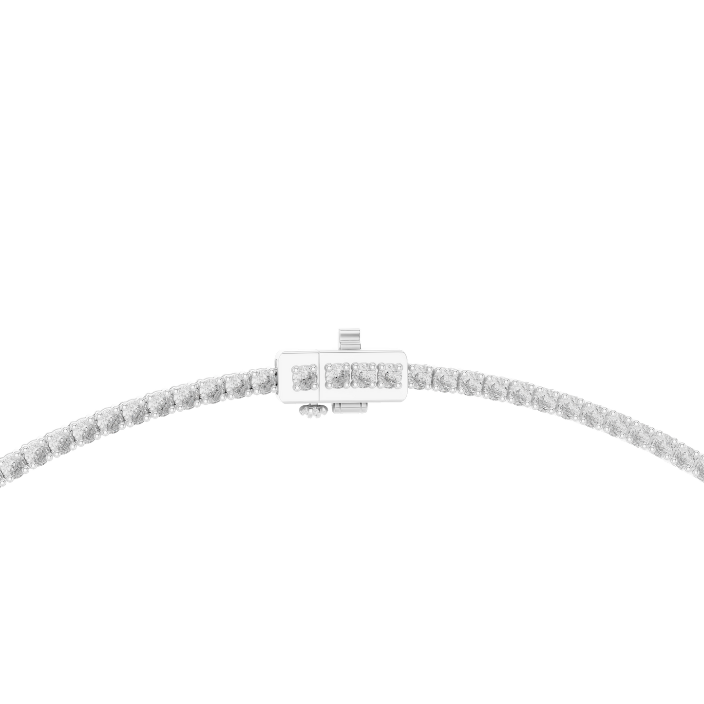 4.53 Ct Round & Pear Shape Lab Grown Solid vintage Diamond Necklace For Anniversary Gift - HIGHCARAT DIAMONDS