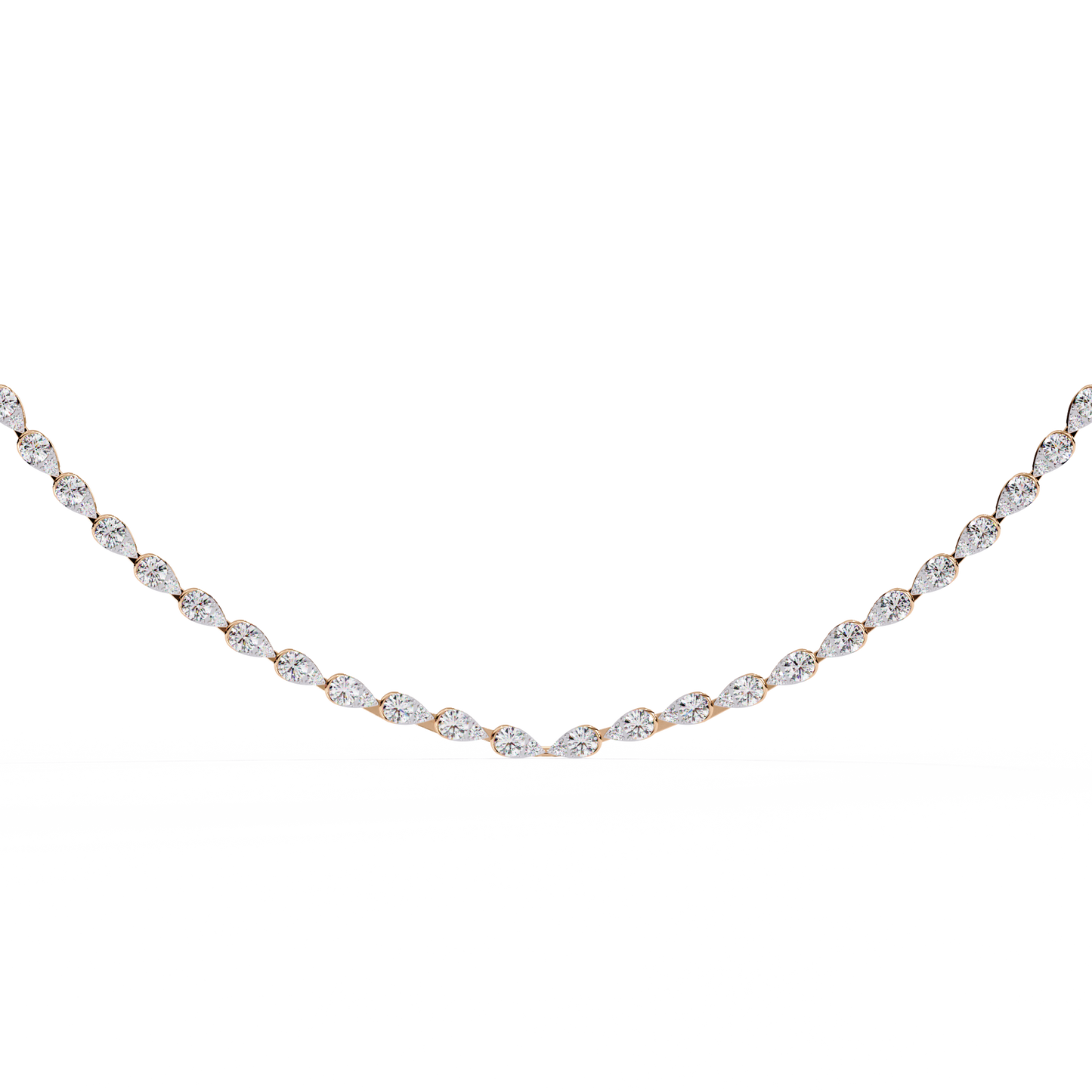 4.84 Ct Round Cut Natural And Lab Grown Stunning Classic Statement Necklace Gift For Her - HIGHCARAT DIAMONDS