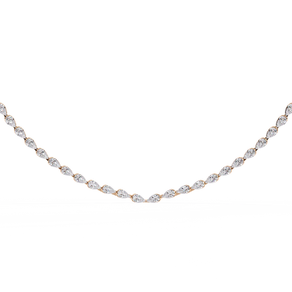 4.84 Ct Round Cut Natural And Lab Grown Stunning Classic Statement Necklace Gift For Her - HIGHCARAT DIAMONDS