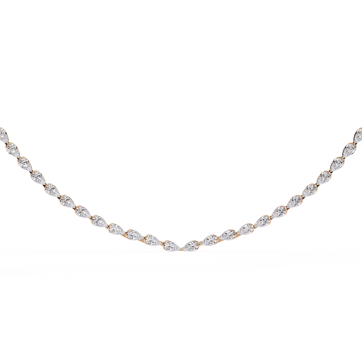 4.84 Ct Round Cut Natural And Lab Grown Stunning Classic Statement Necklace Gift For Her - HIGHCARAT DIAMONDS