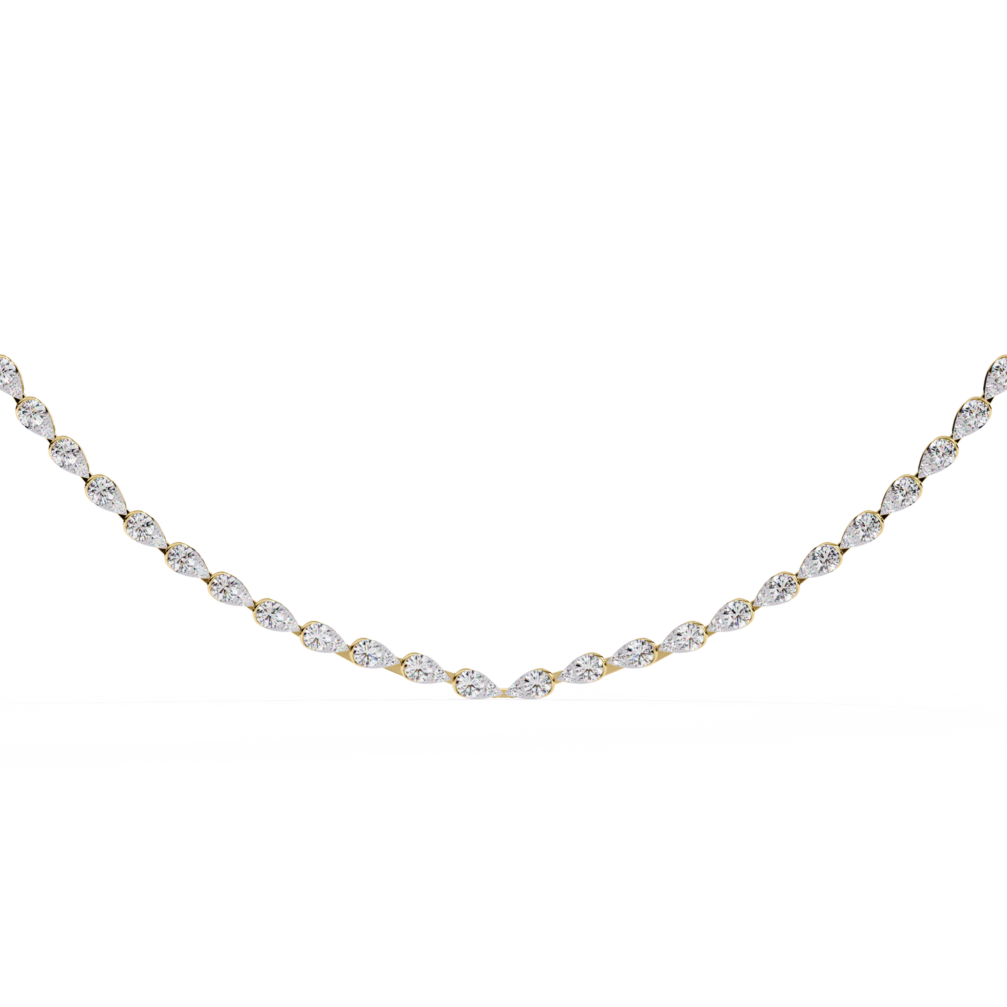 4.84 Ct Round Cut Natural And Lab Grown Stunning Classic Statement Necklace Gift For Her - HIGHCARAT DIAMONDS