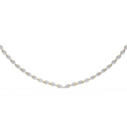 4.84 Ct Round Cut Natural And Lab Grown Stunning Classic Statement Necklace Gift For Her - HIGHCARAT DIAMONDS