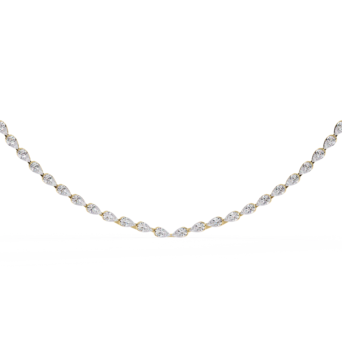 4.84 Ct Round Cut Natural And Lab Grown Stunning Classic Statement Necklace Gift For Her - HIGHCARAT DIAMONDS