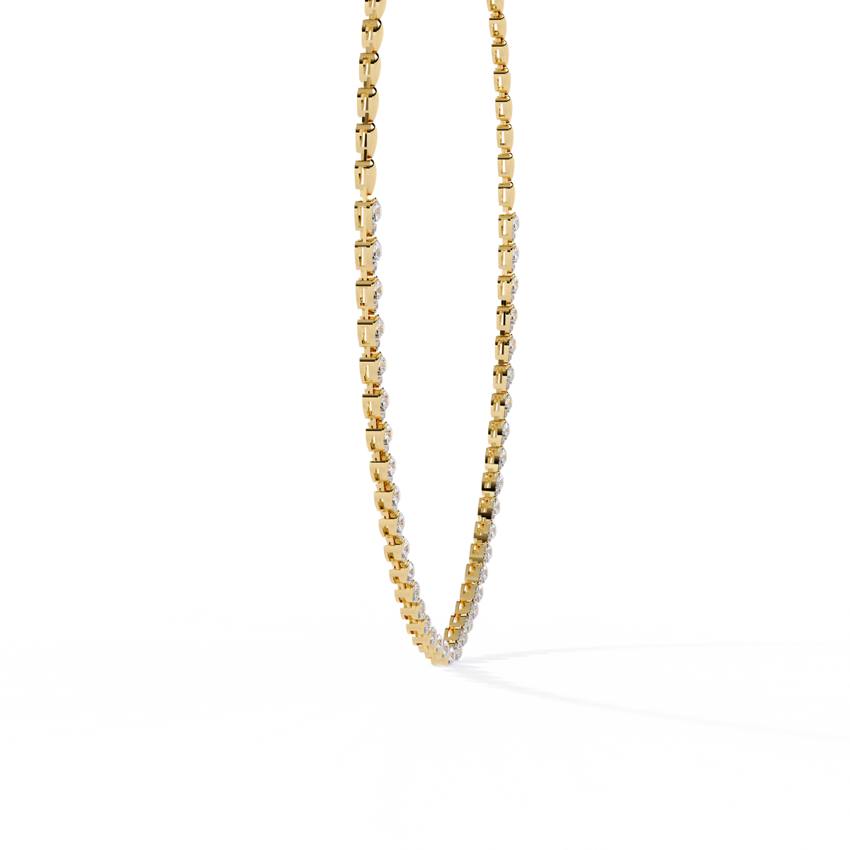 4.84 Ct Round Cut Natural And Lab Grown Stunning Classic Statement Necklace Gift For Her - HIGHCARAT DIAMONDS
