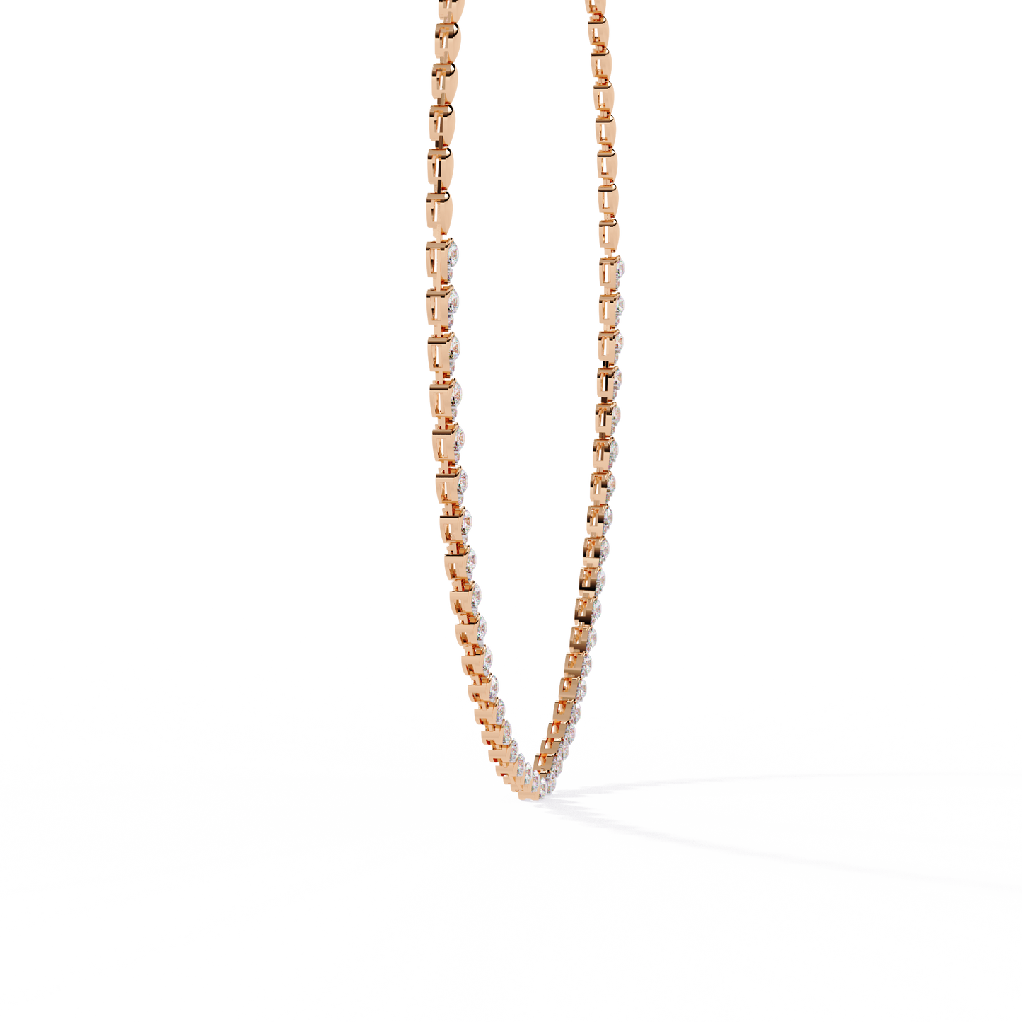 4.84 Ct Round Cut Natural And Lab Grown Stunning Classic Statement Necklace Gift For Her - HIGHCARAT DIAMONDS