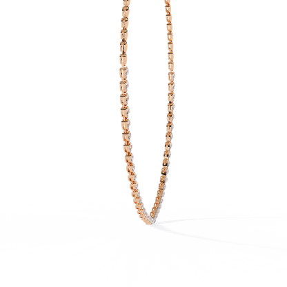 4.84 Ct Round Cut Natural And Lab Grown Stunning Classic Statement Necklace Gift For Her - HIGHCARAT DIAMONDS