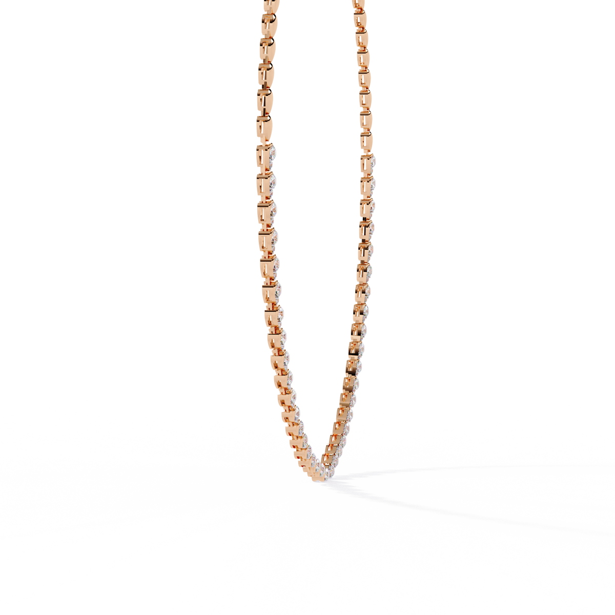 4.84 Ct Round Cut Natural And Lab Grown Stunning Classic Statement Necklace Gift For Her - HIGHCARAT DIAMONDS