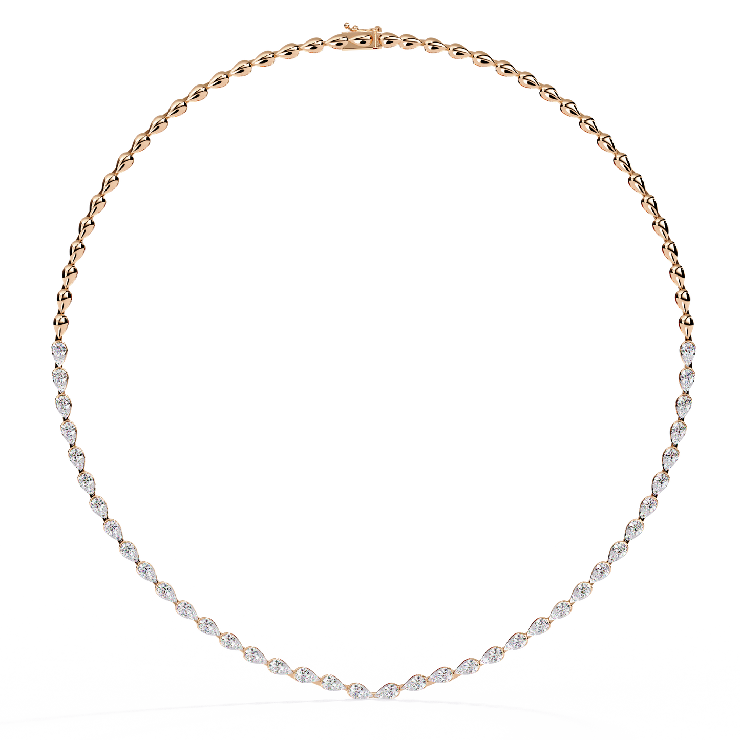 4.84 Ct Round Cut Natural And Lab Grown Stunning Classic Statement Necklace Gift For Her - HIGHCARAT DIAMONDS