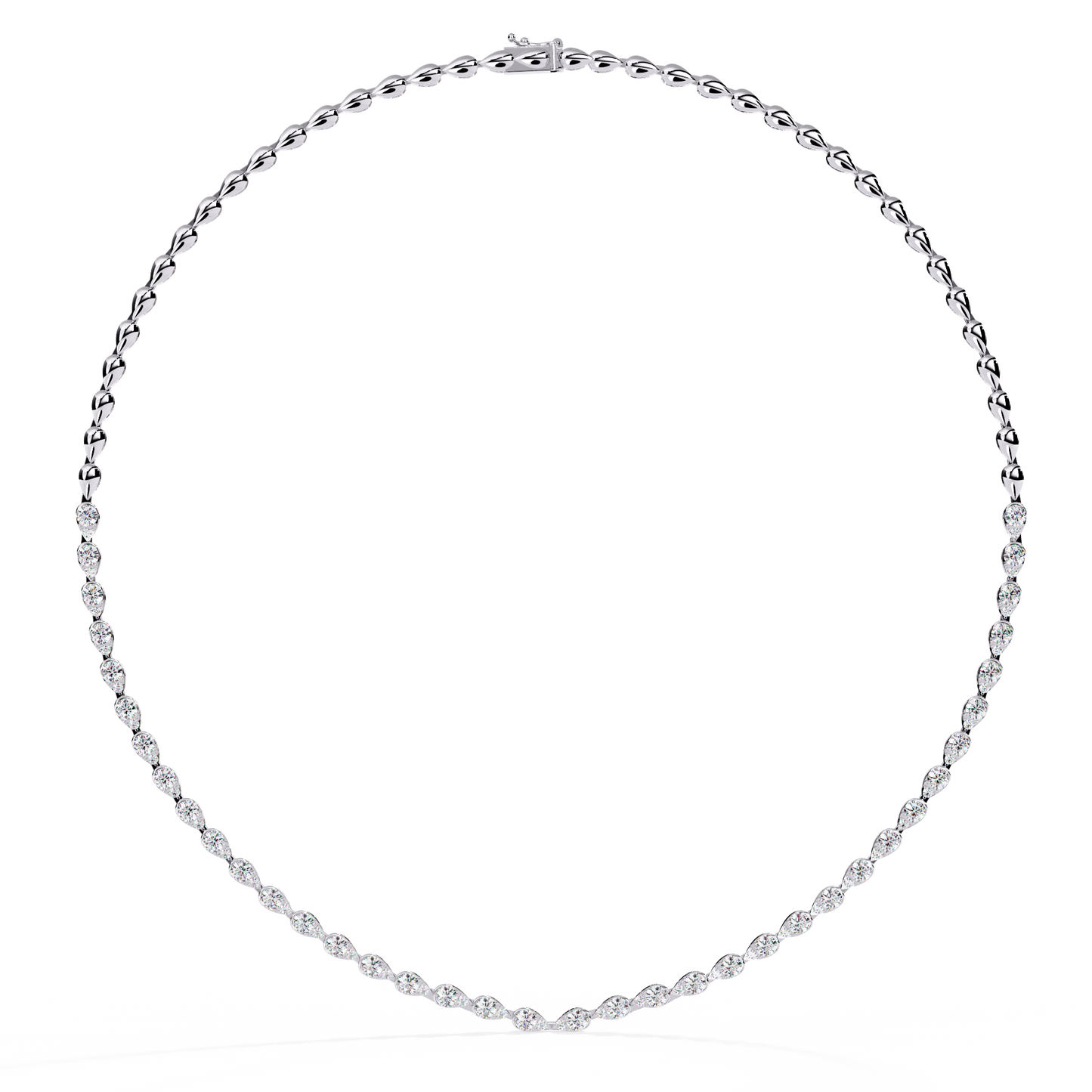 4.84 Ct Round Cut Natural And Lab Grown Stunning Classic Statement Necklace Gift For Her - HIGHCARAT DIAMONDS