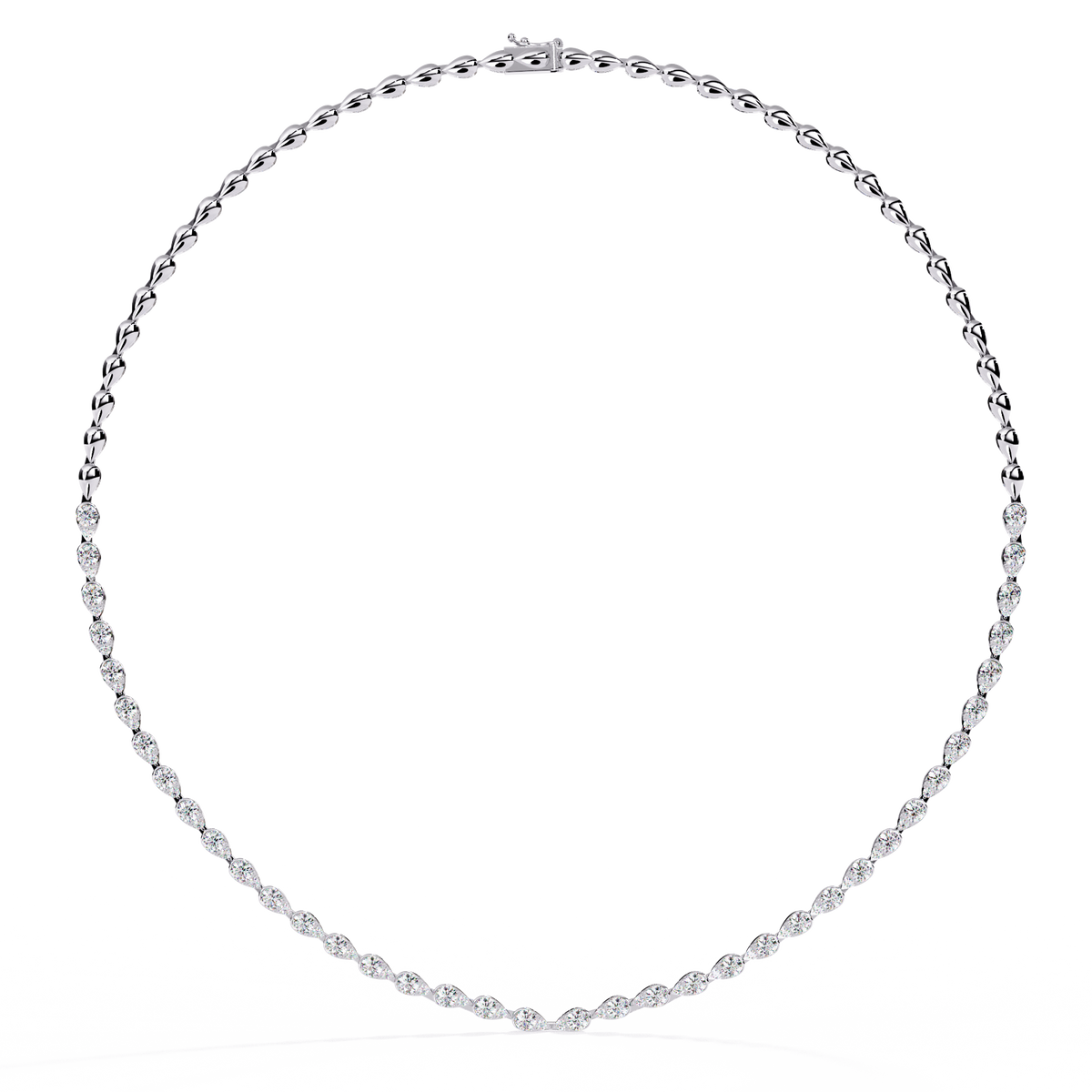 4.84 Ct Round Cut Natural And Lab Grown Stunning Classic Statement Necklace Gift For Her - HIGHCARAT DIAMONDS