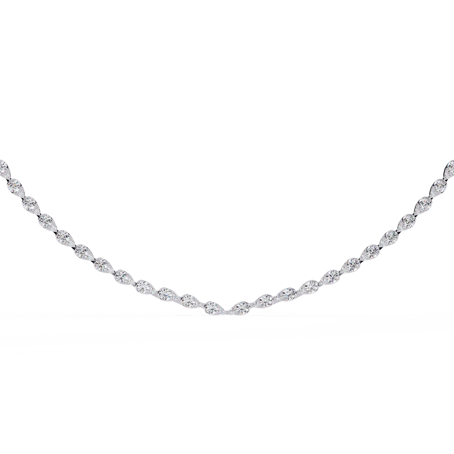 4.84 Ct Round Cut Natural And Lab Grown Stunning Classic Statement Necklace Gift For Her - HIGHCARAT DIAMONDS