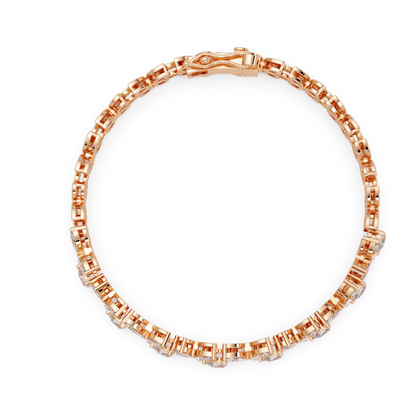 Marquise Lab Grown Diamond Floral Bracelet