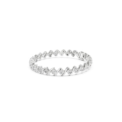 5.40CT Round Cut Lab Grown & Natural Diamond Elegant Cluster Vintage Stunning Dainty Tennis Dainty Bracelet Gift For Her - HIGHCARAT DIAMONDS