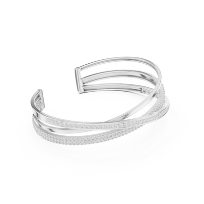 5.70CT Princess & Round Cut Lab Grown Diamond Minimalist Wedding Bracelet - HIGHCARAT DIAMONDS