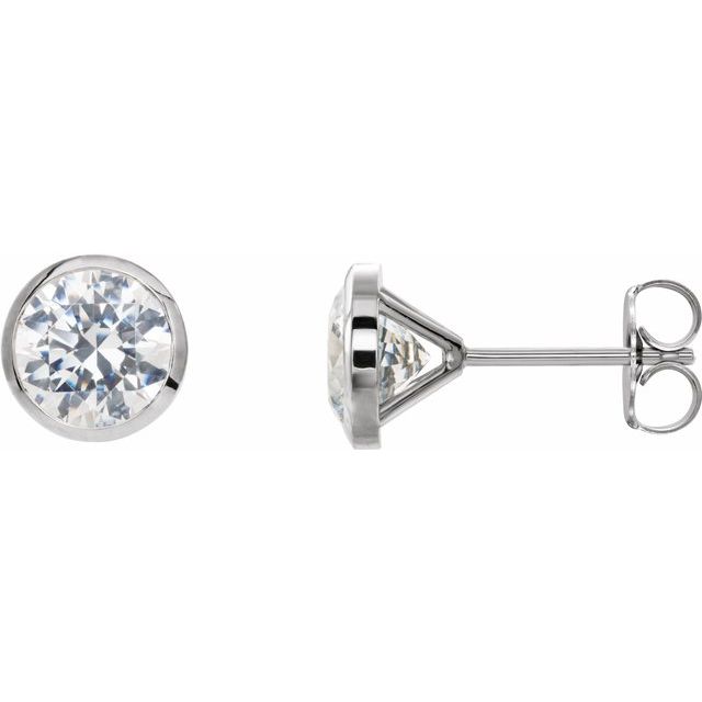 14K Rose 1 1/2 CTW Lab-Grown Diamond Cocktail-Style Earrings