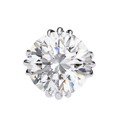 2.80Ct Round Cut Top Grade Diamond Minimalist Elegant Dainty Pave Set Push Back Stud Earring For Gift