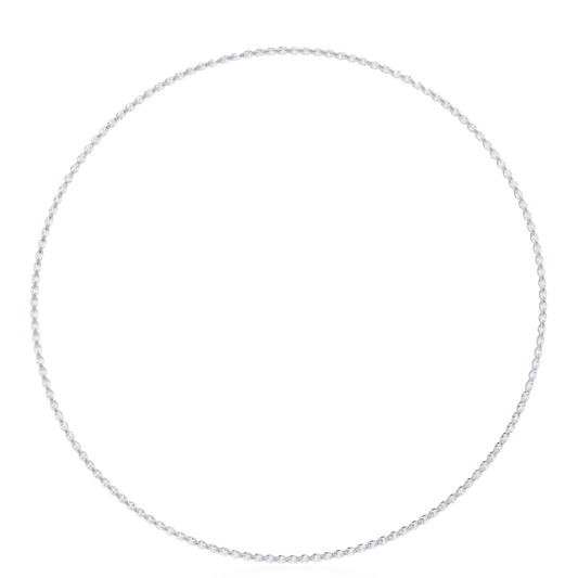 6.20 Ct Oval Cut Lab Grown And Natural Diamond Channel Set Unique Art Deco Tennis  Necklace For Annivary - HIGHCARAT DIAMONDS