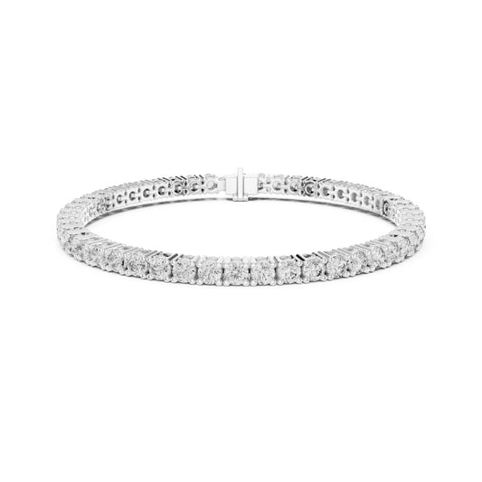 6.37 CT Round Cut Top Grade Diamond Antique Delicate Vintage Tennis Bracelet In Lab Or Natural Diamonds