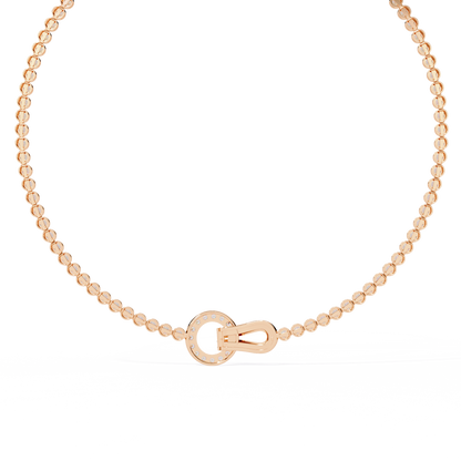 6.42 Ct,10k White Solid Gold Fancy Round Cut Lab Grown& Natural Prong Set  Wedding Diamond  Necklace - HIGHCARAT DIAMONDS
